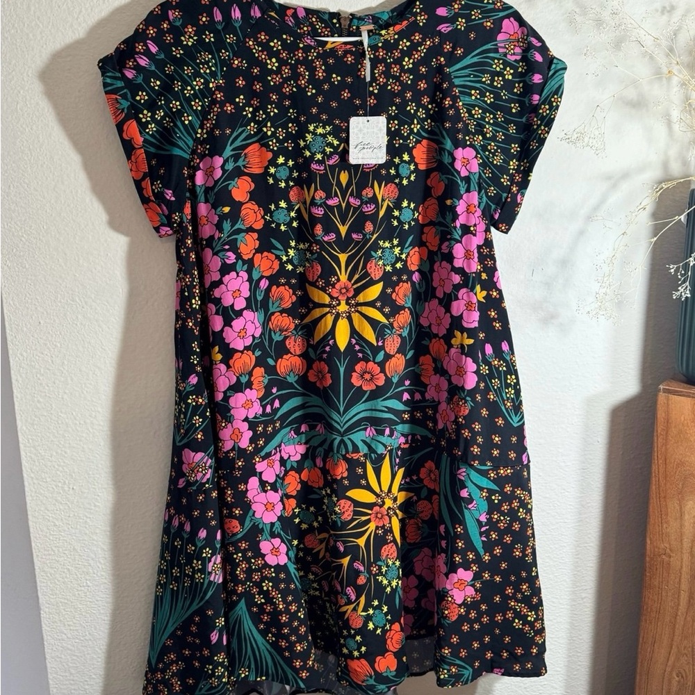 Free People Strawberry Fields Mini Dress Tunic